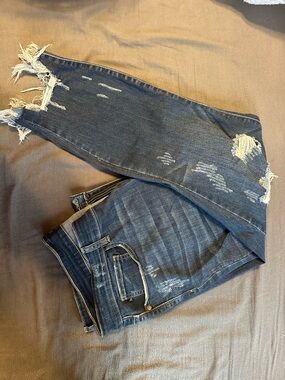 Judy Blue Dark Indigo Women’s Jeans with Tan Stitching